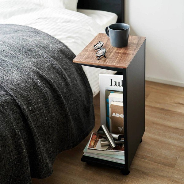 Iš metalo šoninis stalas 22x31 cm Tower – YAMAZAKI-image-4