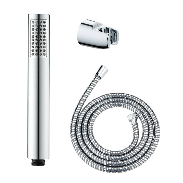 Dušo galvutė su žarna blizgios sidabrinės spalvos Basic Line – Wenko