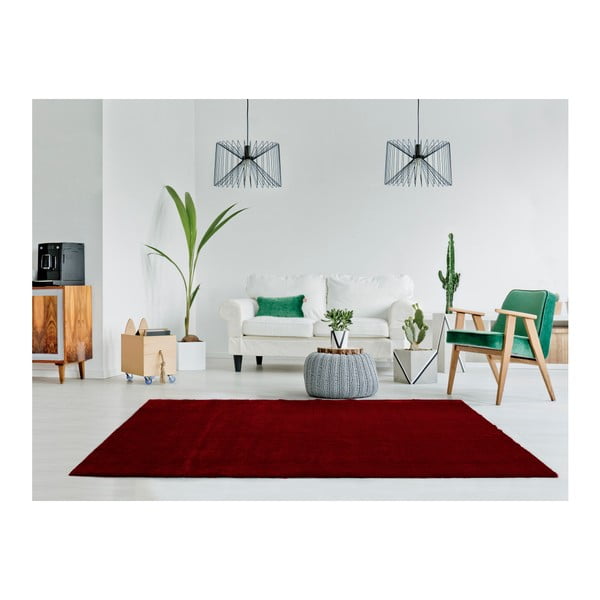 Tamsiai raudonas kilimas Universal Unic Liso Rojo, 65 x 120 cm-image-2