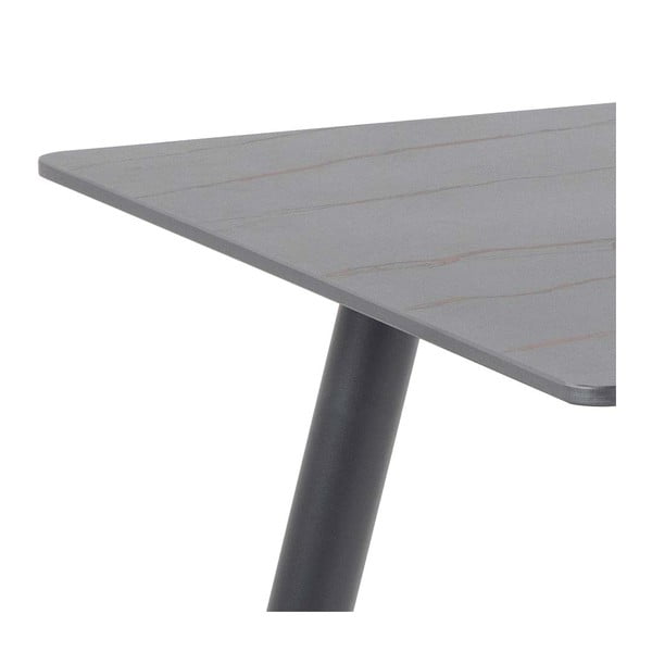 Juodas stalas su keramikiniu stalviršiu Actona Wicklow, 80 x 140 cm-image-4