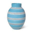 Mėlyna keraminė vaza Kähler Design Nuovo, aukštis 30 cm