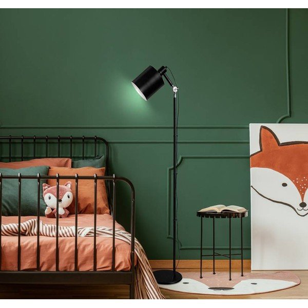 Juodas grindų šviestuvas (aukštis 166 cm) Zana - Candellux Lighting-image-1