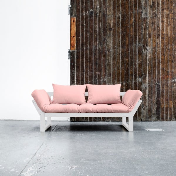 Kintama sofa "Karup Edge" Balta/rožinė "Peonie