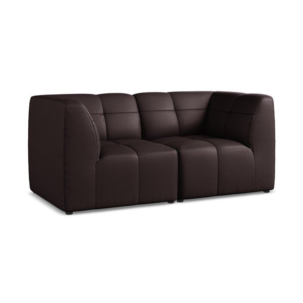 Tamsiai violetinės spalvos iš dirbtinės odos sofa 180 cm Aloha – Makamii-image-2