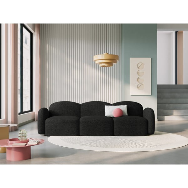 Sofa juodos spalvos 272 cm Blair – Micadoni Home-image-1