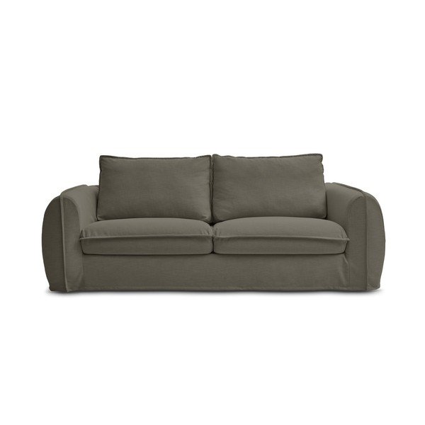 Taupe spalvos sofa miegojimui/sulankstoma 236 cm Archimede – Bobochic Paris