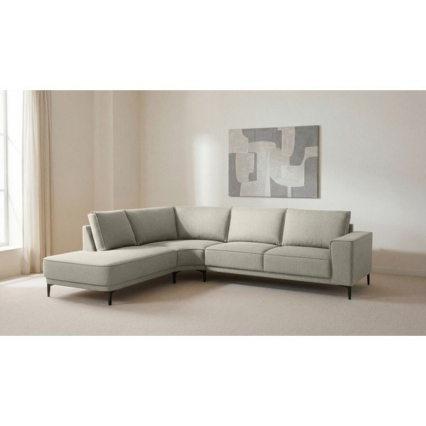 Kampinė sofa šviesiai pilkos spalvos (su kairiuoju kampu) Copenhagen – Scandic-image-4