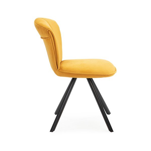 2 geltonos valgomojo kėdės Simbra - Marckeric-image-4