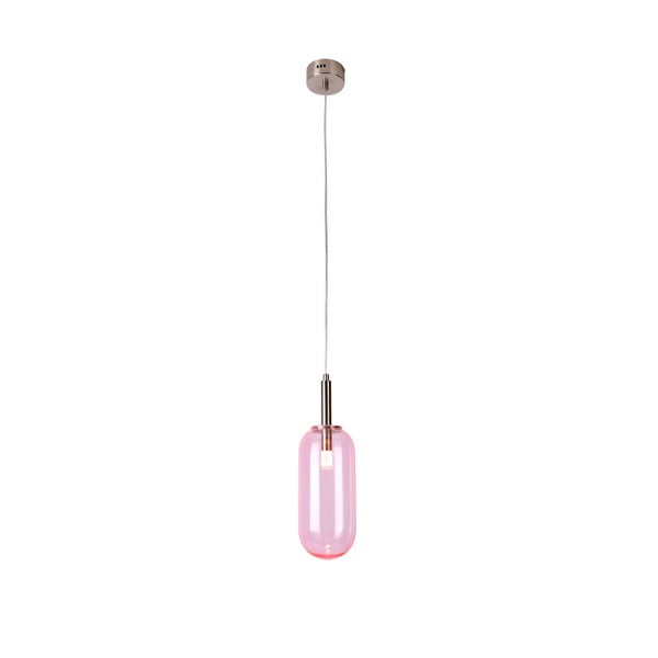 Violetinės spalvos kabantis šviestuvas LED ø 13 cm su stiklo gaubtu Fiuggi – Candellux Lighting-image-4