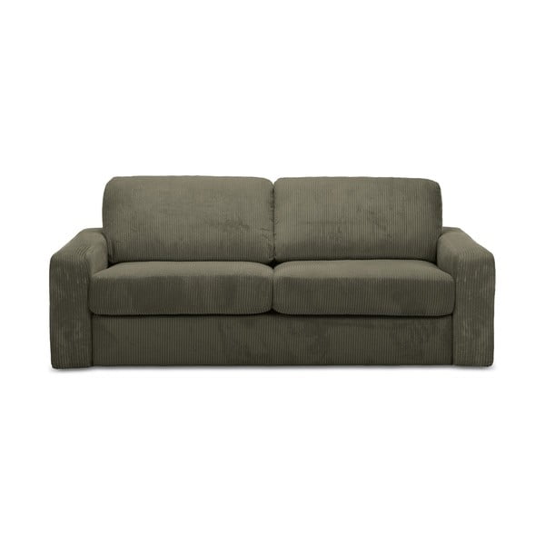 Khaki spalvos iš kordinio velveto sulankstoma sofa 195 cm Nona – Makamii