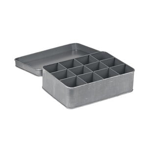 Pilka metalinė arbatos dėžutė LABEL51