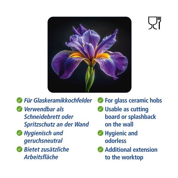 Iš grūdinto stiklo aksesuaras viryklei 50x56 cm Iris – Wenko-image-4