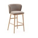 Baro taburetė šviesiai rudos spalvos (sėdynės aukštis 65 cm) Ciselia – Kave Home
