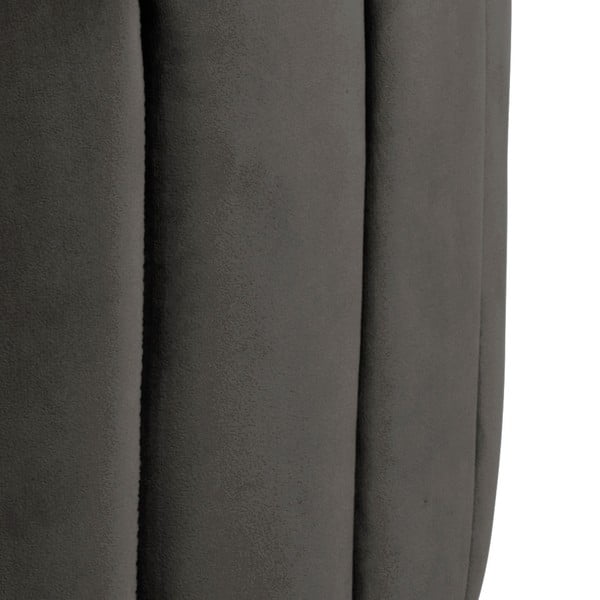 Rudai pilkos spalvos aksomo pufas Actona Doria, ⌀ 60 cm-image-3