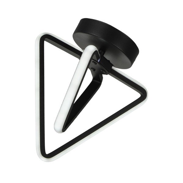 Juodos spalvos iš metalo lubinis šviestuvas LED Baris – Squid Lighting-image-3