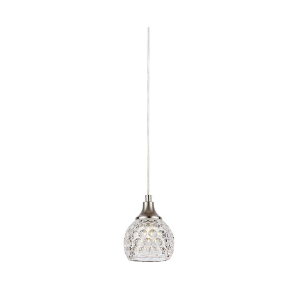 Matinės sidabrinės spalvos iš stiklo kabantis šviestuvas ø11,5x14,5 cm Clear – Markslöjd