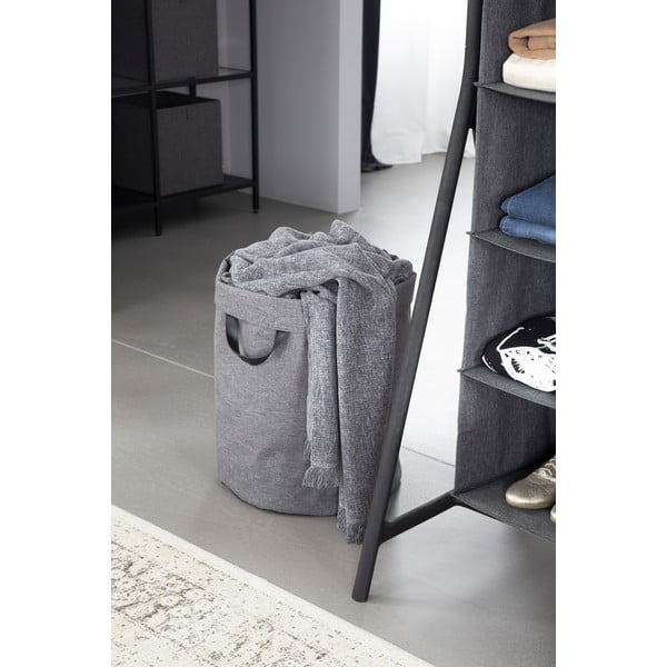 Pilkas skalbinių krepšys Bigso Box of Sweden Bin, 69 l-image-2