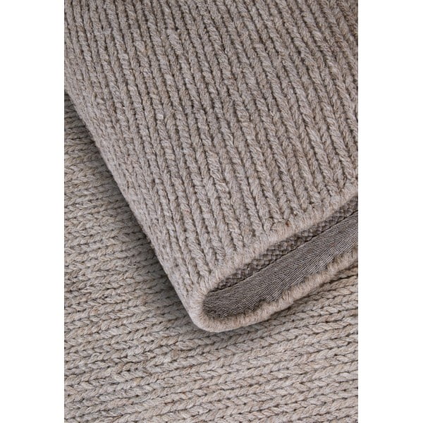 Rankų darbo iš vilnos kilimas šviesiai rudos spalvos 160x230 cm Francois – Villeroy&Boch-image-3