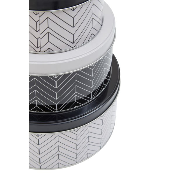 Iš metalo maisto laikymo indai 3 vnt. maistui Urban – Premier Housewares-image-1