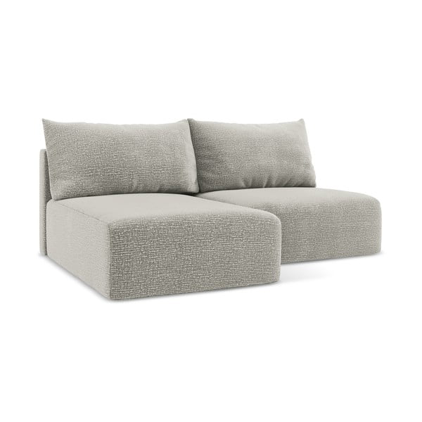 Šviesiai pilkos spalvos sulankstoma/su sandėliavimo vieta kampinė sofa (su kairiuoju kampu) Kalena – Makamii-image-2