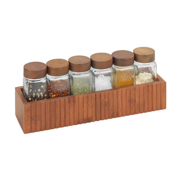 Klijuojamas iš bambuko prieskonių indų organizatorius Mera – Wenko-image-1