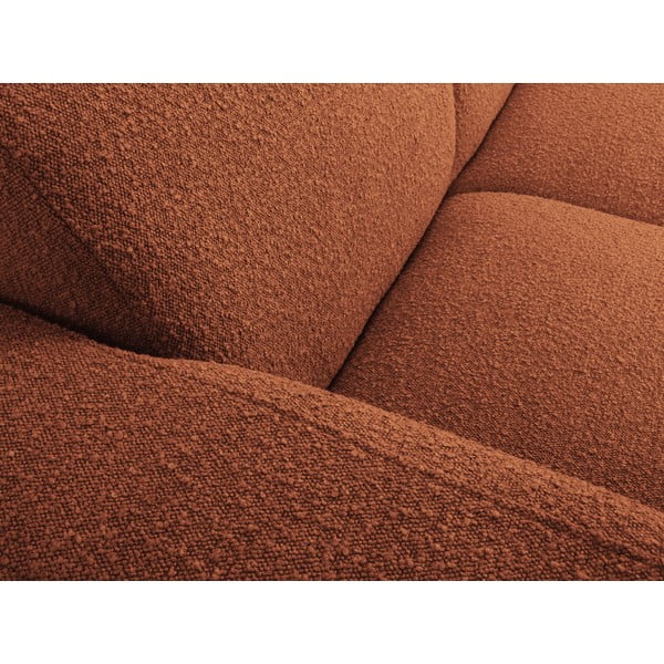 Sofa rudos spalvos iš boucle 170 cm Molino – Micadoni Home-image-1