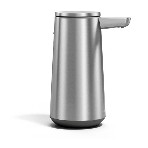 Automatinis matinės sidabrinės spalvos iš nerūdijančio plieno muilo dozatorius 296 ml – simplehuman-image-4