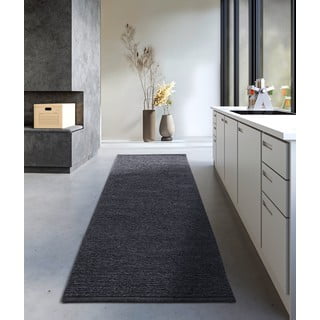 Rankų darbo iš vilnos kilimas tamsiai pilkos spalvos 80x200 cm Francois – Villeroy&Boch