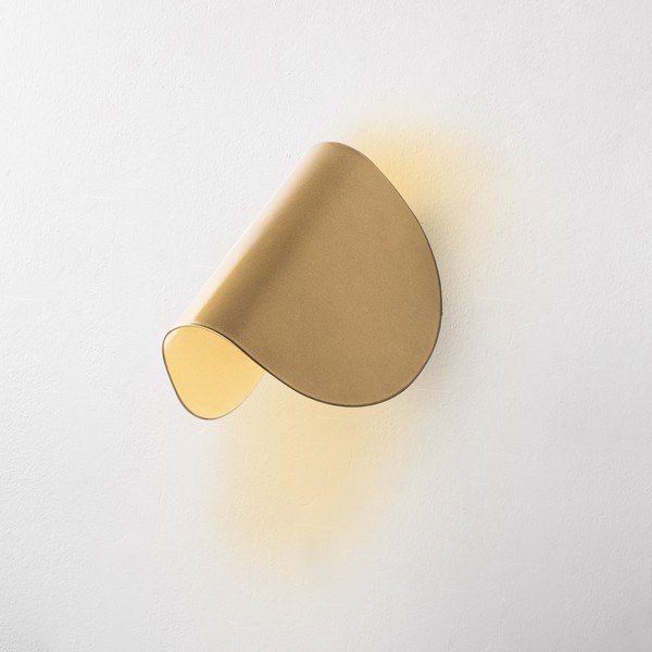 Sieninė lempa auksinės spalvos LED Heybe – Opviq lights-image-1