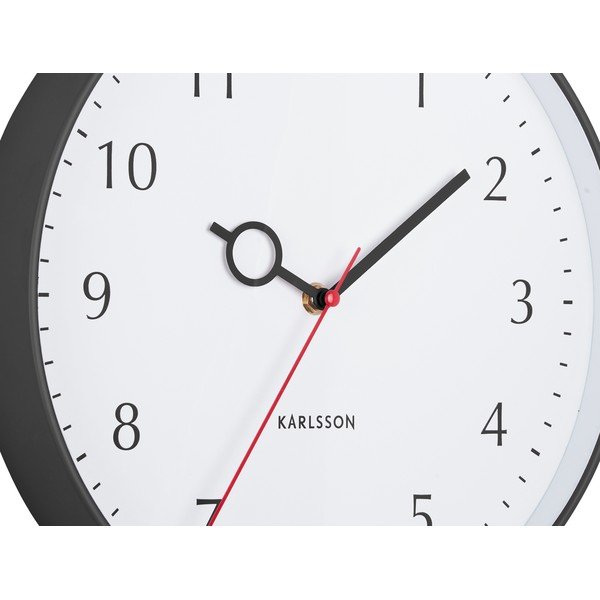Sieninis laikrodis ø 30 cm Loupe – Karlsson-image-1