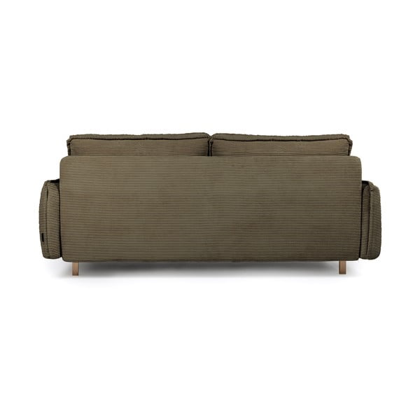Iš kordinio velveto sulankstoma sofa žalios spalvos 218 cm Tori – Bonami Selection-image-4