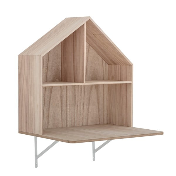 Vaikiška sieninė knygų spinta iš medienos masyvo Pavlovnie 61x61 cm Lai - Bloomingville Mini-image-2