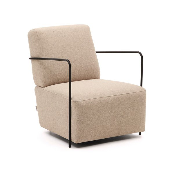 Smėlio spalvos krėslas Gamer – Kave Home