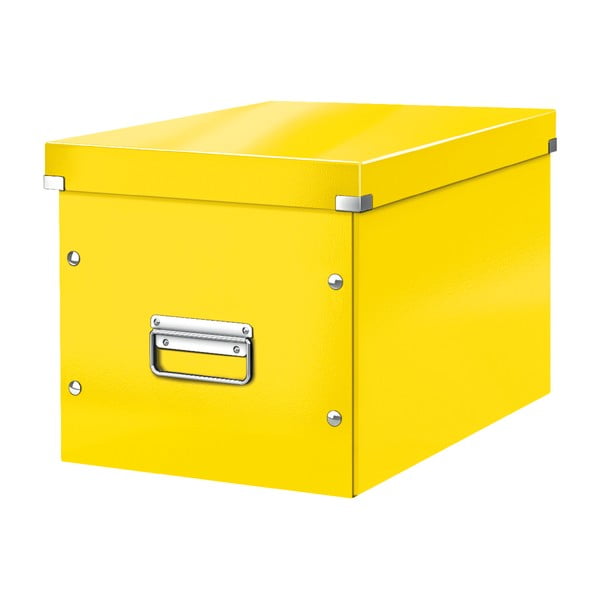 Geltonos spalvos dėžutė Click&Store - Leitz