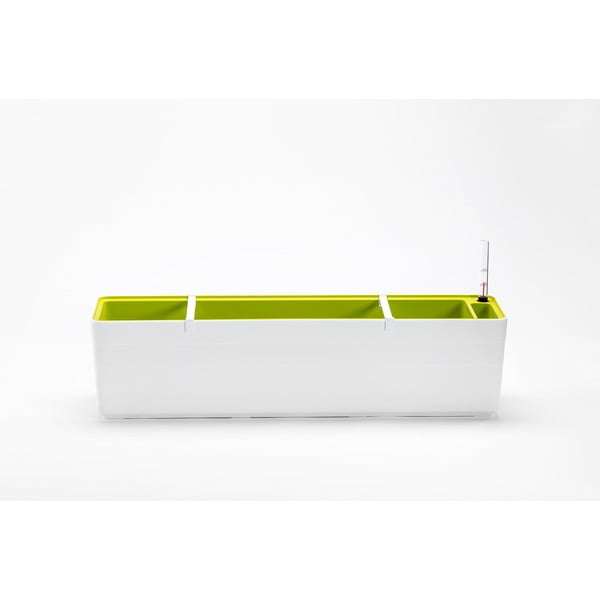 Baltai žalias vazonas su savaiminio laistymo funkcija Plastia Berberis , 78 cm ilgio