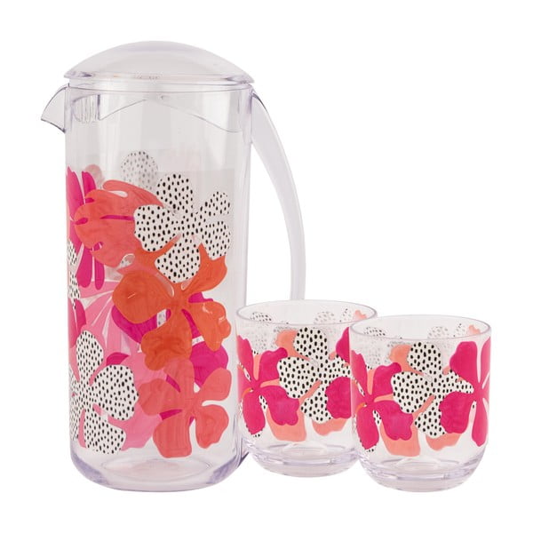 Rožinės ir oranžinės spalvos pikniko ąsotis Navigate, 2 l-image-2