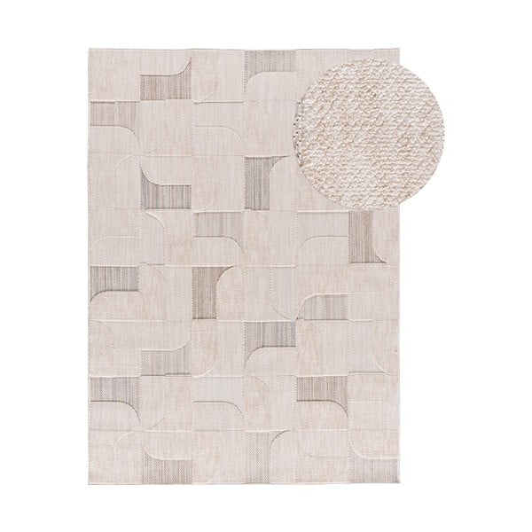 Kilimas smėlio spalvos 134x200 cm Element – Universal