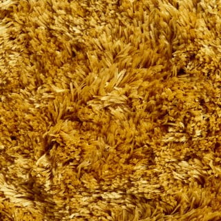 Geltonas rankomis siūtas kilimas Think Rugs Polar PL Yellow, 80 x 150 cm