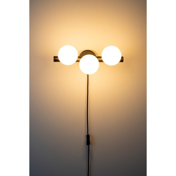 Sieninė lempa juodos ir baltos spalvos Monica – White Label-image-1