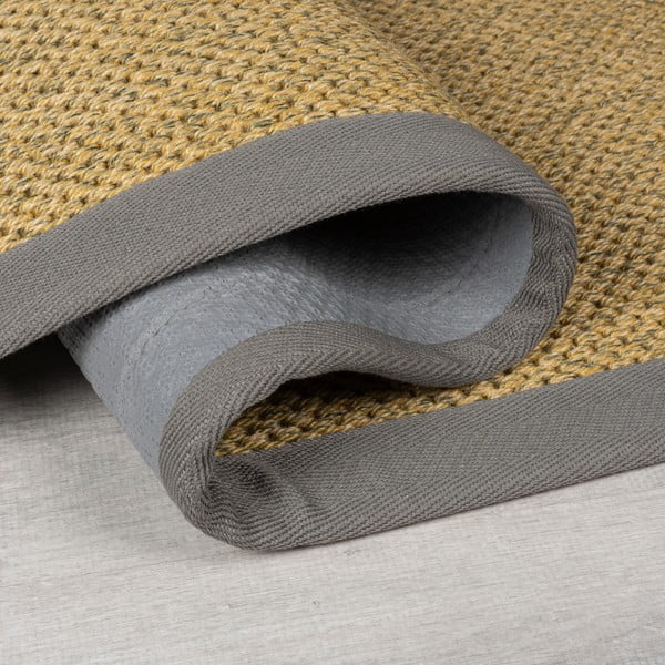 Pilkos spalvos/šviesiai rudos spalvos lauko ir vidaus kilimas 60x230 cm Sisal Look – Flair Rugs-image-2