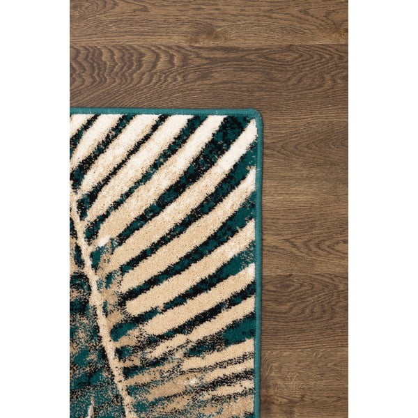 Kilimas iš vilnos smaragdinės spalvos 200x300 cm Areca – Agnella-image-3