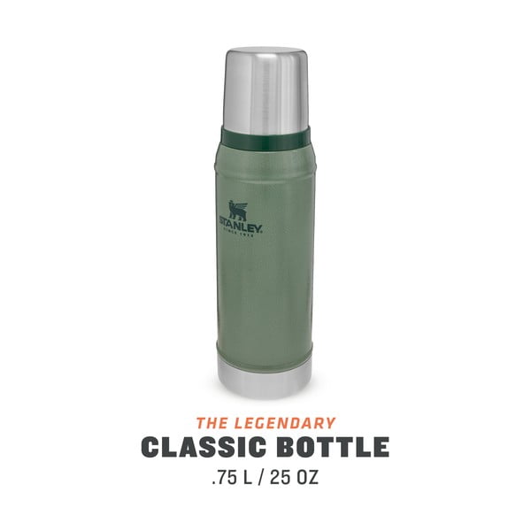 Žalios spalvos iš nerūdijančio plieno termosas 750 ml Legendary Classic Hammer Tone Green – Stanley-image-3
