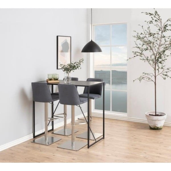 Juodas baro stalas Actona Seaford-image-1