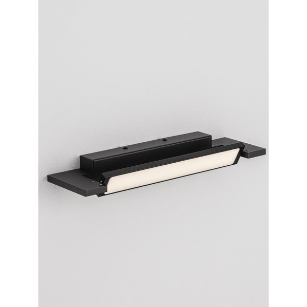 Matinės juodos spalvos iš aliuminio sieninė lempa LED Livo – Nova Luce-image-2