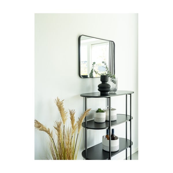 Iš stiklo  vaza šviesiai pilkos spalvos (aukštis 19 cm) – House Nordic-image-2