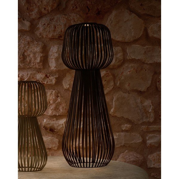 Stalinis lauko šviestuvas LED su pritemdymo funkcija saulės baterijos (aukštis 70 cm) Reiba – Kave Home-image-1