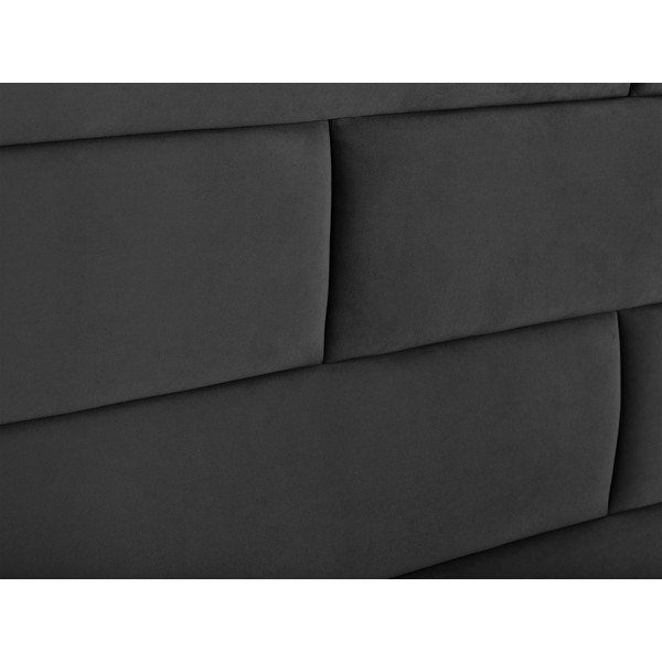 Tamsiai pilkas galvūgalis Cosmopolitan Design New York, plotis 200 cm-image-3