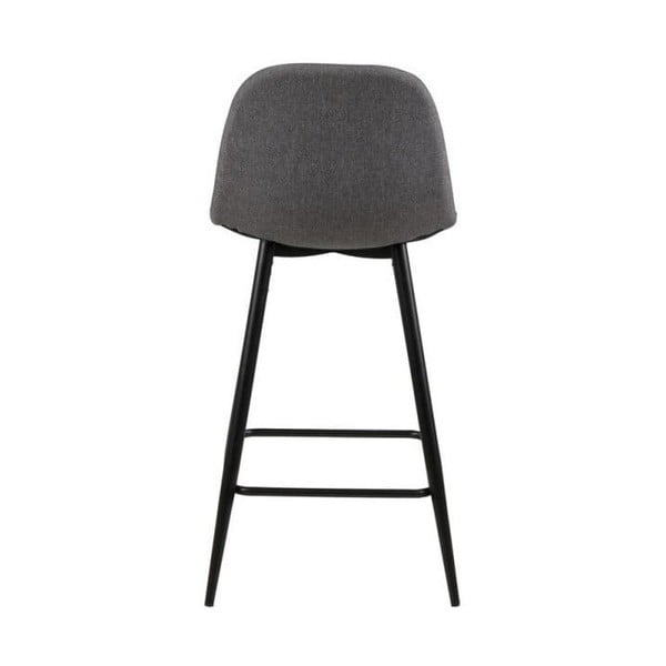 Šviesiai pilkos spalvos iš audinio baro taburėtės 2 vnt. (sėdynės aukštis 65 cm) Wilma – Actona-image-4