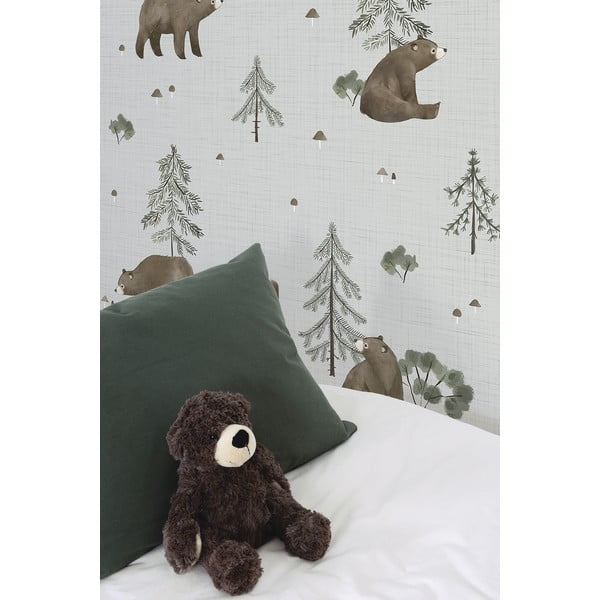 Vaikiški tapetai 10 m x 50 cm Mountain & Bears – Lilipinso-image-3