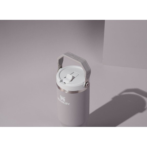 Šviesiai pilkos spalvos iš nerūdijančio plieno termosas 410 ml IceFlow™ Flip Straw 2.0 Tumbler Ash – Stanley-image-1
